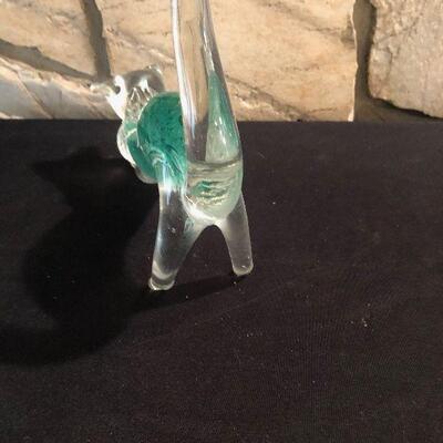 #82 Murano Glass Cat 