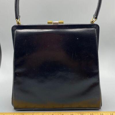Vintage Small Black Handbag by Theodor California