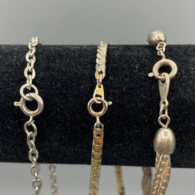 Set of 5 Various Link and Length Vintage Necklaces YD#011-1120-00132