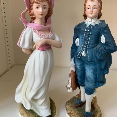 "PAIR" Pinkie and Blue Boy , Lofton China 