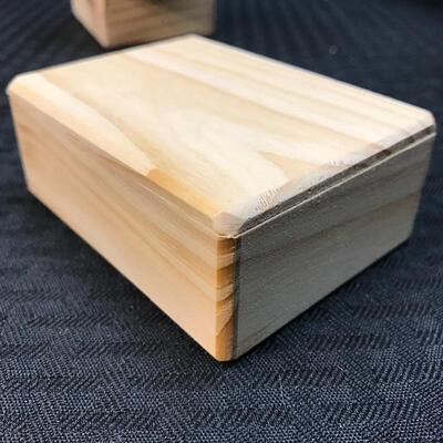 Set of 4 Miniature Wooden Boxes