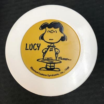 Vintage Set of 2 Charlie Brown Thermos Cups 1970s