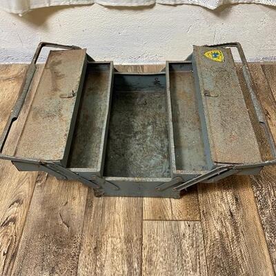 Lot # 2- Vintage Collectible Peugeot Cantilever Tool Box