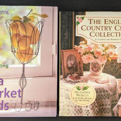 Lot # 16 s -Lot of two Books Decorating with Flea Market Finds & English Country Crafts Collection HCDJ