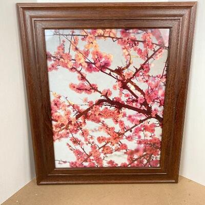 Lot # 23 -Framed Cherry Blossom Print
