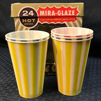 2 Partial Boxes of Vintage Dixie Cups 1970s