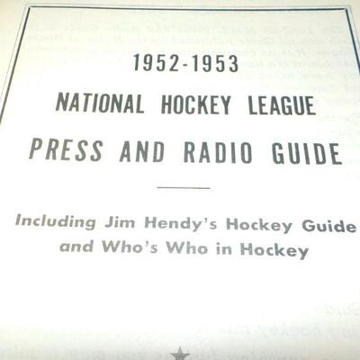 "1952 and 1947 National Hockey League".
