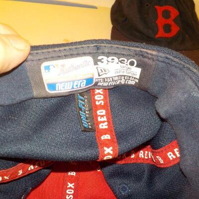 " 2- real red sox hats with official approval.