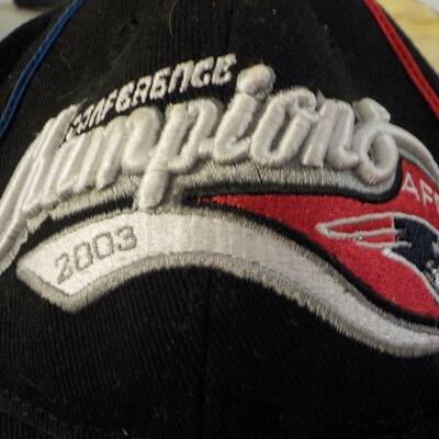" Patriots and Boston Celtics Team Hats.