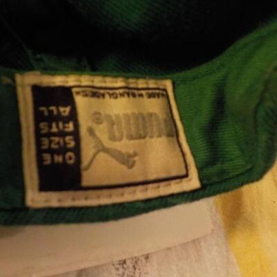 " Patriots and Boston Celtics Team Hats.