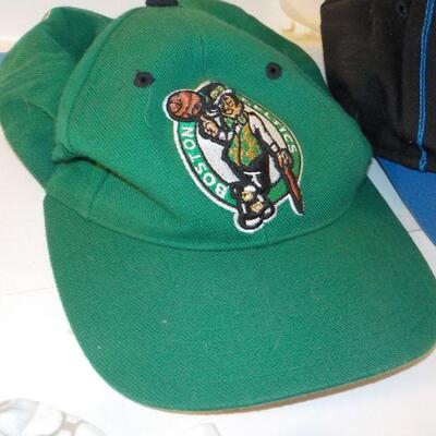 " Patriots and Boston Celtics Team Hats.