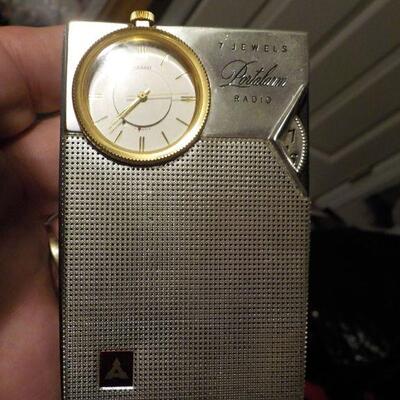 " Porta Alarm Radio" 1960's. Matsushita Mfg.