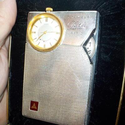 " Porta Alarm Radio" 1960's. Matsushita Mfg.
