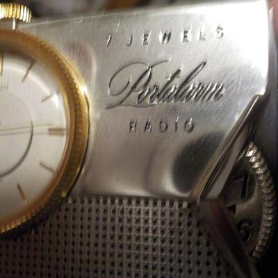 " Porta Alarm Radio" 1960's. Matsushita Mfg.