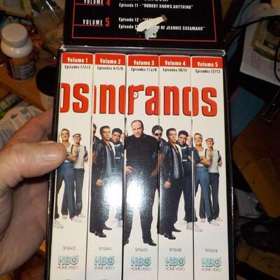 " Sopranos VHS Original production tapes".Full season.