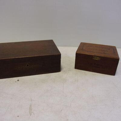Lot 57 - Los Ramos Cigar Box & Office Desk Box