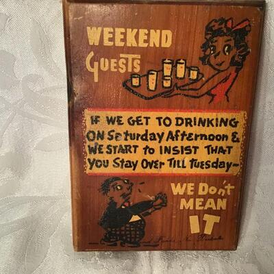 DR#150 - Coasters and weekend guests sign