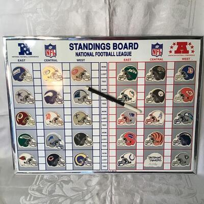DR#151 - 1991 NFL Standings Magnet Board