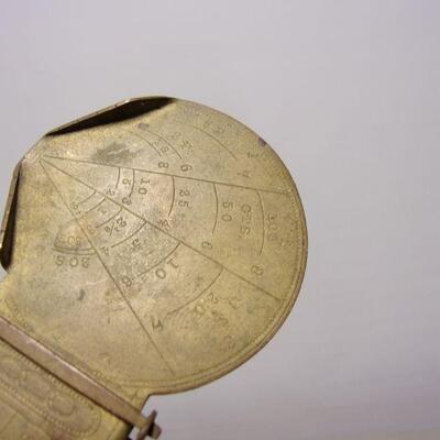 Lot 70 - Brass Counterfeit Coin Detector Scale