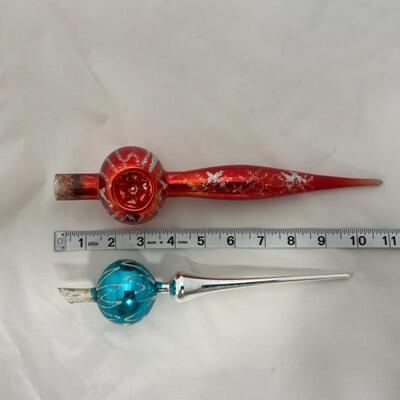(115) Vintage | Glass Tree-Toppers | Shiny Brite Box