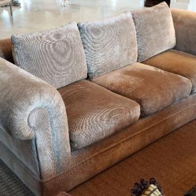 Custom Made Brown Sofa #1