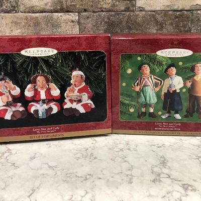 L53: Hallmark Three Stooges Ornaments