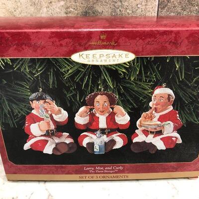 L53: Hallmark Three Stooges Ornaments