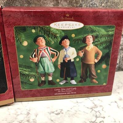 L53: Hallmark Three Stooges Ornaments