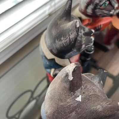 L65: Handcarved & Painted Jazz Cats