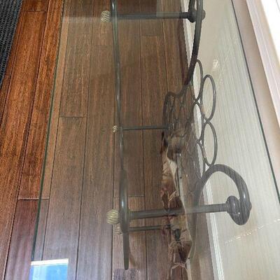 L66: Glass Topped Wine/Bar Cart
