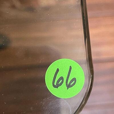 L66: Glass Topped Wine/Bar Cart