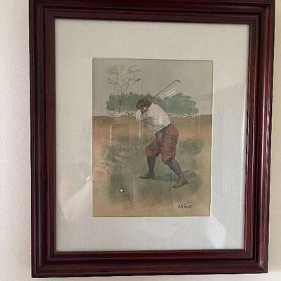 L67: "The  Duffer" Golf Print