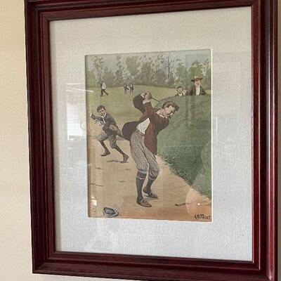 L68: "Temper" Golf Print