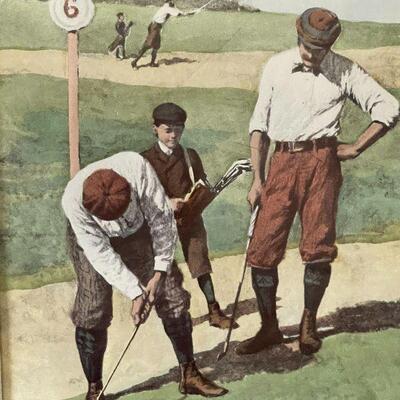 L69: "Stymied" Golf Print.