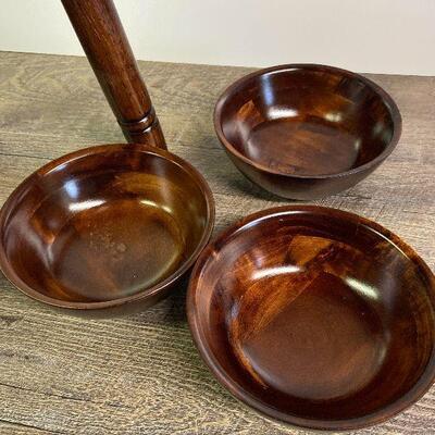 L87: Wood Salad Set