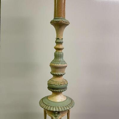 L96: Tall Shabby Chic Candlestick Lamp