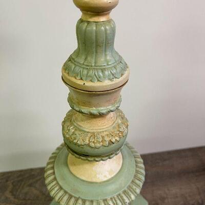 L96: Tall Shabby Chic Candlestick Lamp