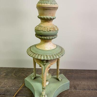 L96: Tall Shabby Chic Candlestick Lamp