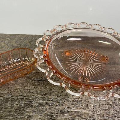L99: Vintage Pink Depression Glass