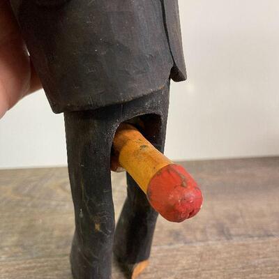 L103: Hand Carved Wood Statuette (WARNING! X-Rated)