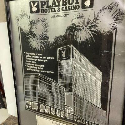 L110: Playboy Print and Casino Poster