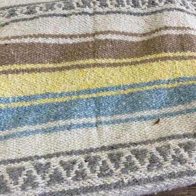 L128: Two Vintage Mexican Woven Blankets