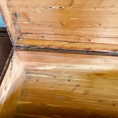 L135: Vintage Cedar Trunk