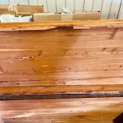L135: Vintage Cedar Trunk