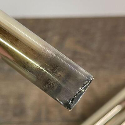 L146: Vintage Mercury Glass Taper Candles