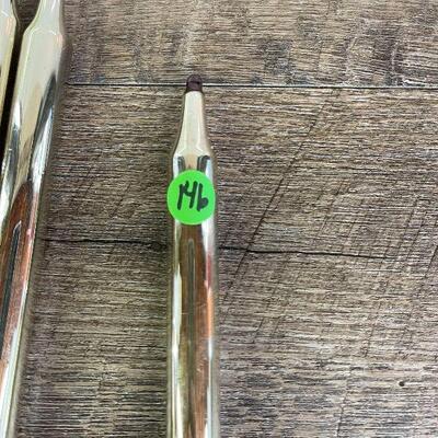 L146: Vintage Mercury Glass Taper Candles