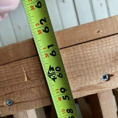 L161: Pair of Wood Wine Racks