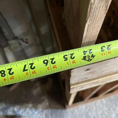 L161: Pair of Wood Wine Racks