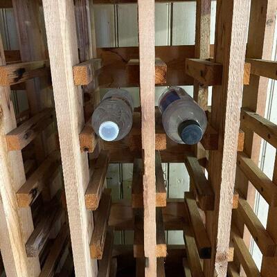 L161: Pair of Wood Wine Racks