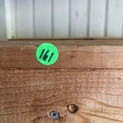 L161: Pair of Wood Wine Racks